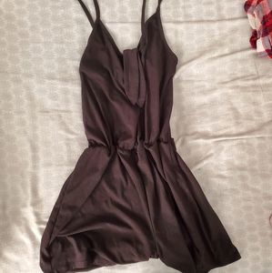 Soft black romper